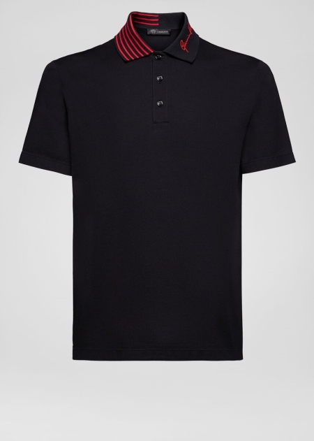 Tricou Polo Versace Versace GV Signature Barbati | MKPTHOJ-48